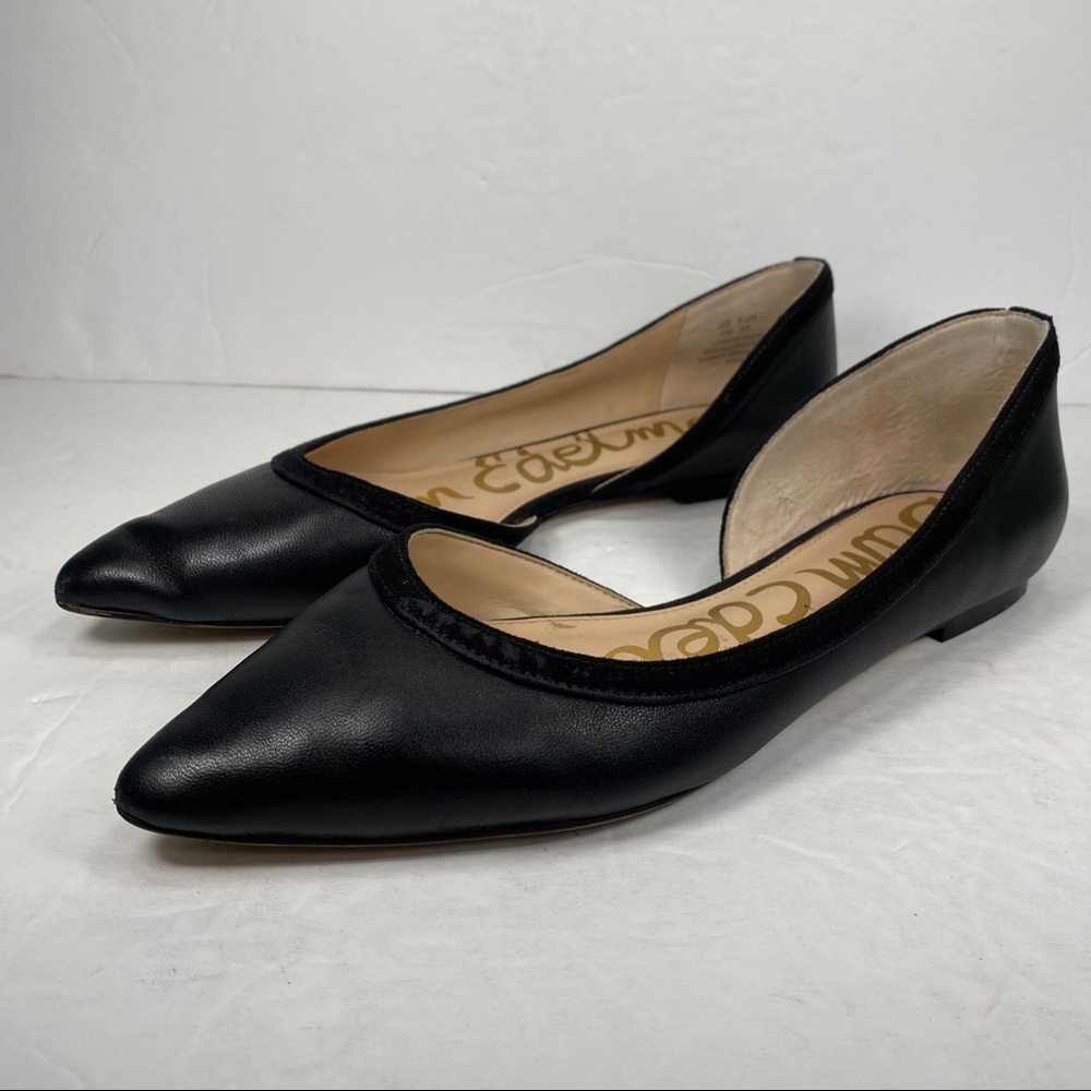 Sam Edelman Rena Leather Slip On Flat Pointy Toe
